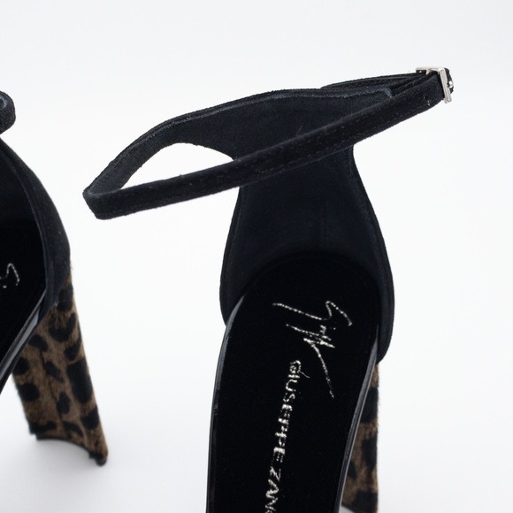 Authentic Giuseppe zanotti I70086 cam Nero sandals - Picture 15 of 16